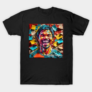 Manny Pacquiao // Paper Art T-Shirt